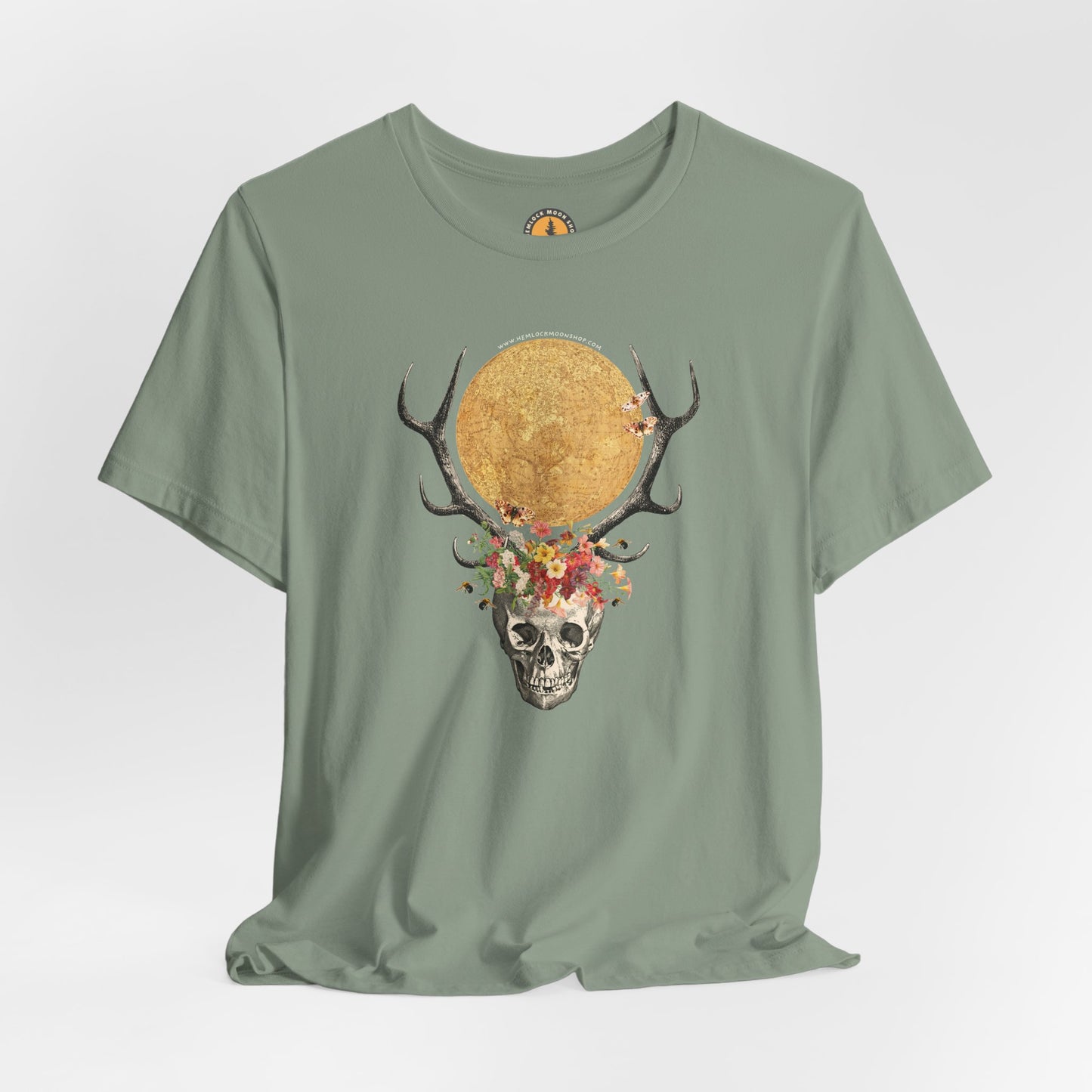 Bohemian Skull & Antlers Tee