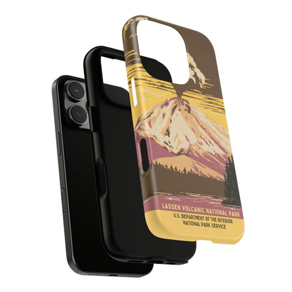 Lassen Volcanic National Park Retro iPhone Case