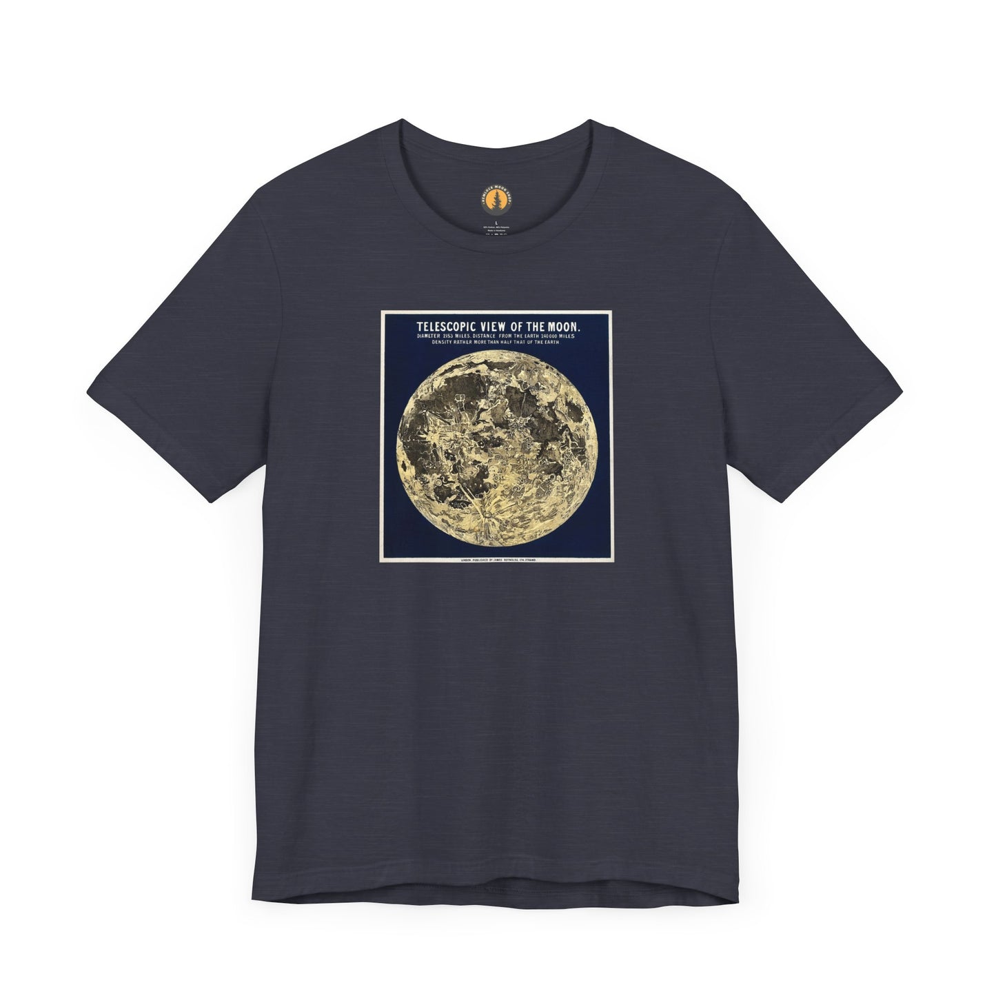 Vintage Telescopic View of the Moon Tee