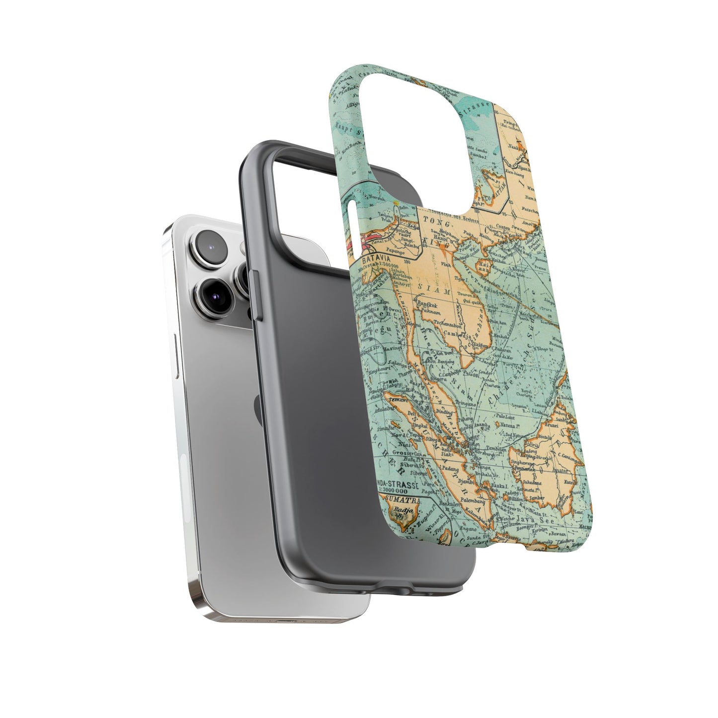 South China Sea Antique Map iPhone Case
