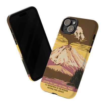 Lassen Volcanic National Park Retro iPhone Case