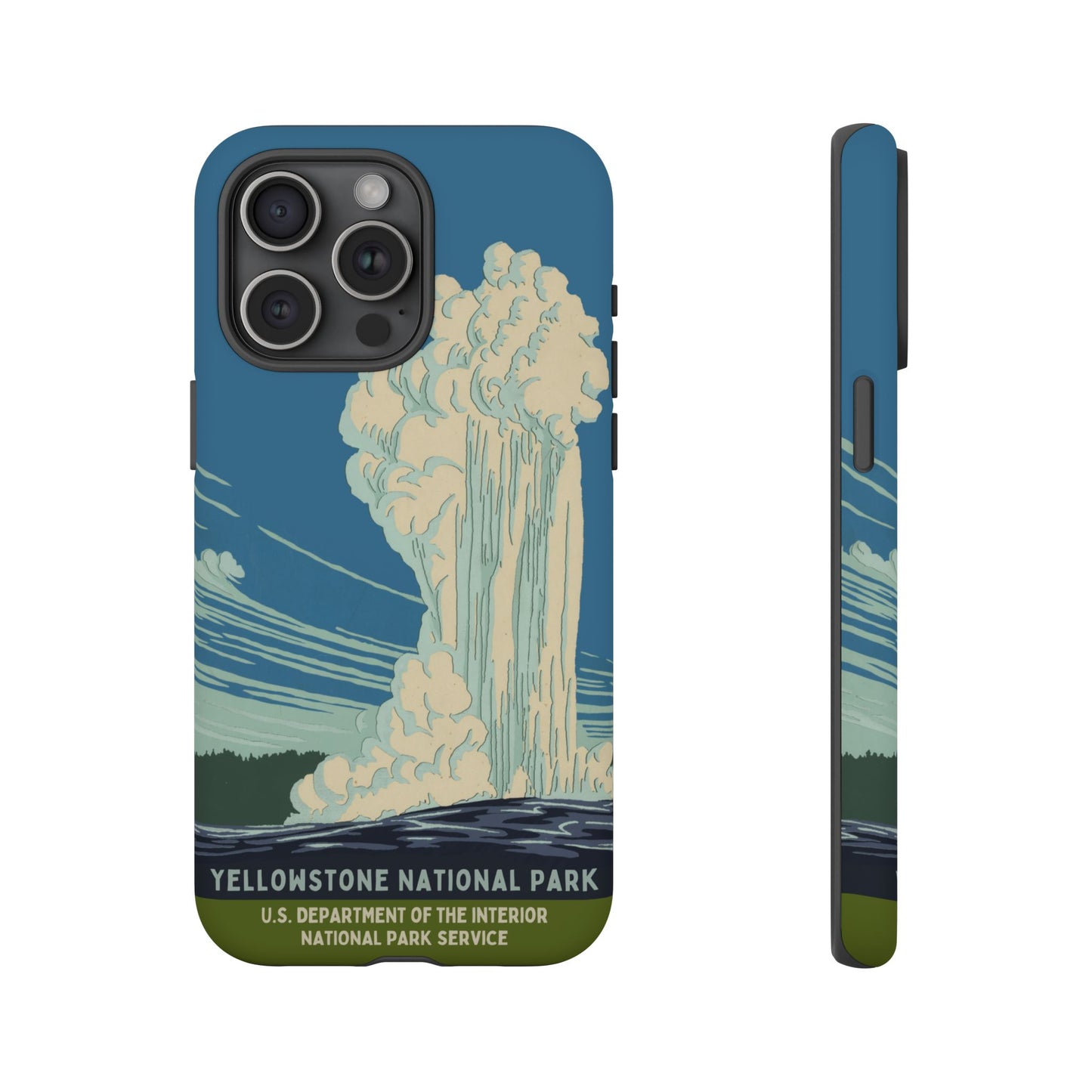 Yellowstone National Park Retro iPhone Case