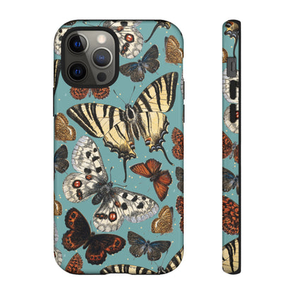 Butterflies Vintage Illustration iPhone Case