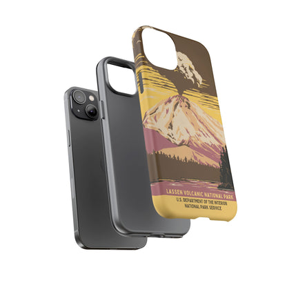 Lassen Volcanic National Park Retro iPhone Case