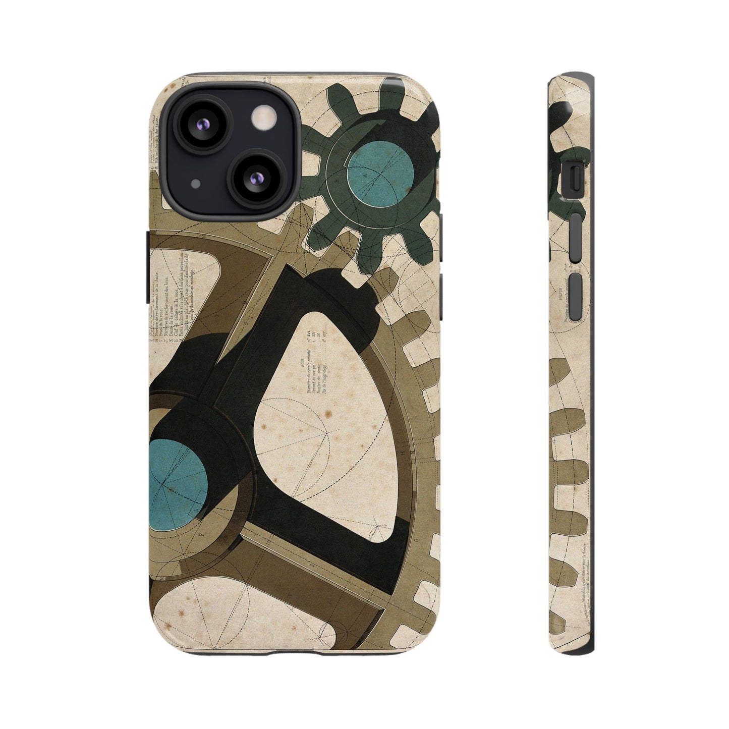 Antique Industrial Cog Wheels iPhone Case