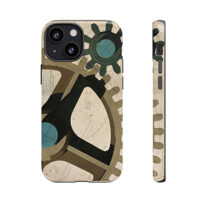 Antique Industrial Cog Wheels iPhone Case