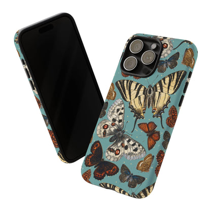 Butterflies Vintage Illustration iPhone Case
