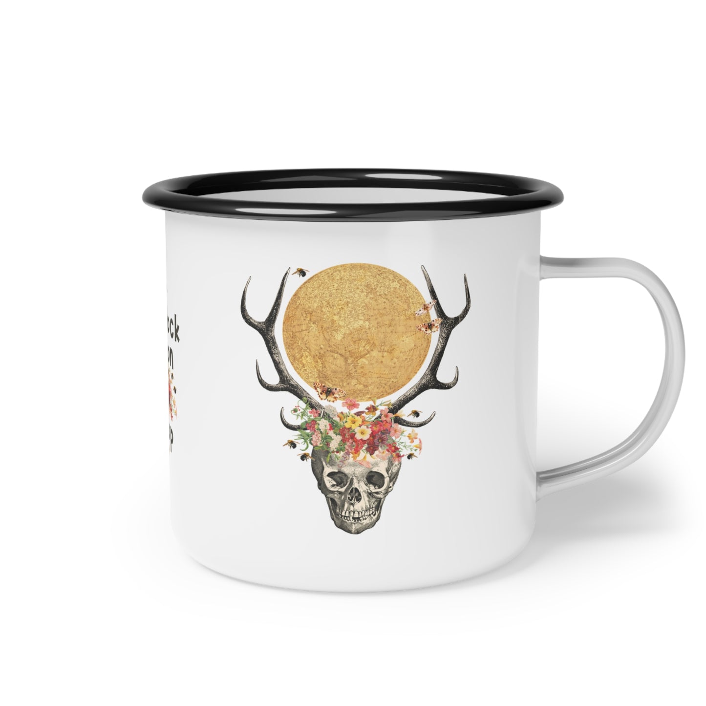 Magic Wildflower Moon Enamelware Campfire Cup