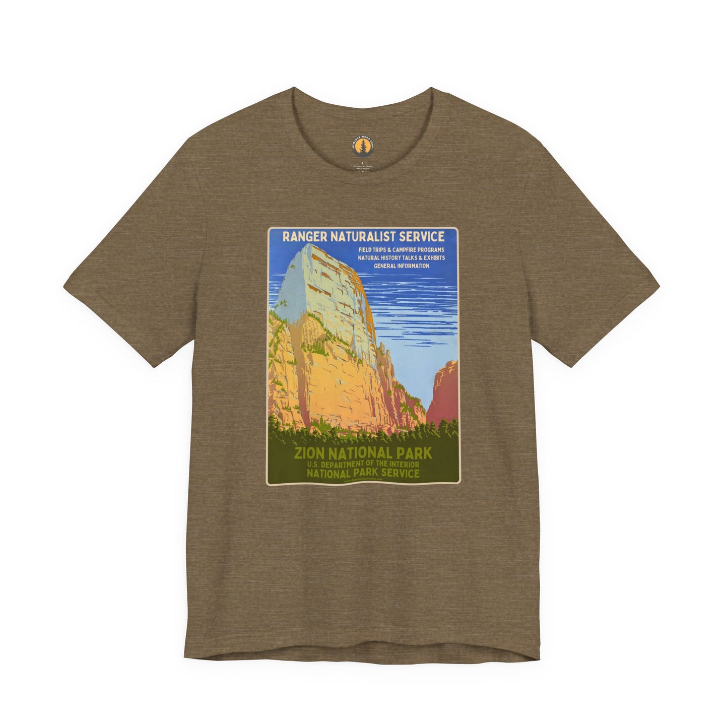 Zion National Park Vintage Poster Tee