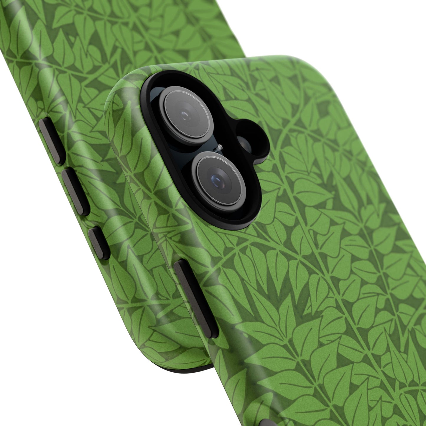 Antique Green Branch Pattern by William Morris iPhone Case