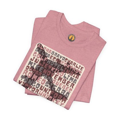 Pink Alpha Bravo Charlie Tee