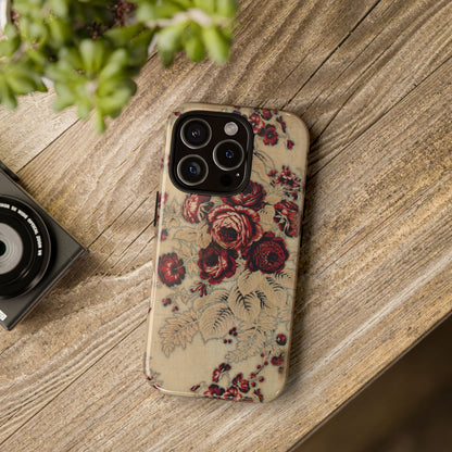 Red Roses Vintage iPhone Case