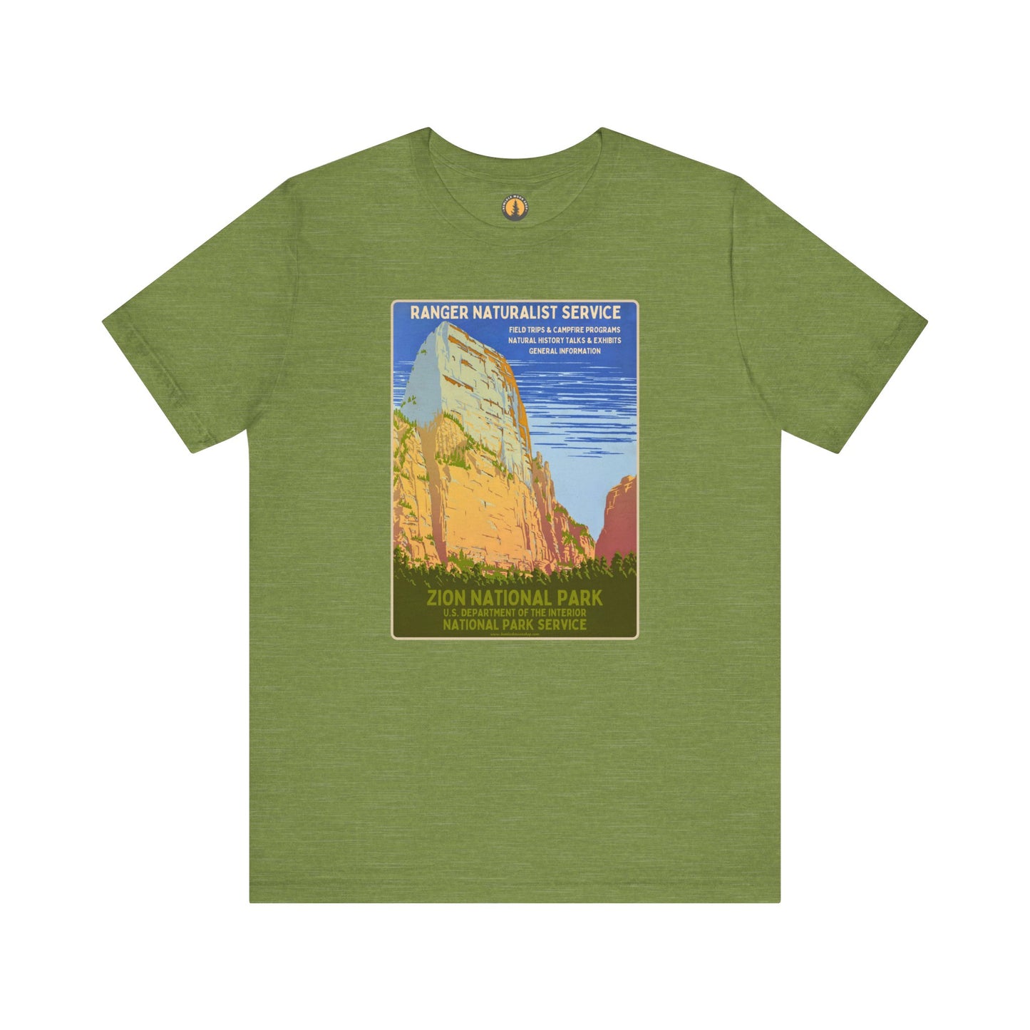 Zion National Park Vintage Poster Tee