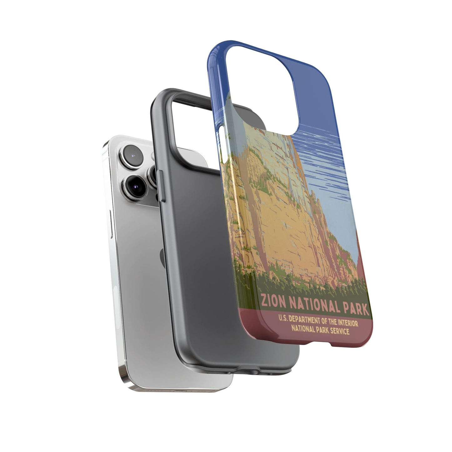 Zion National Park Retro iPhone Case