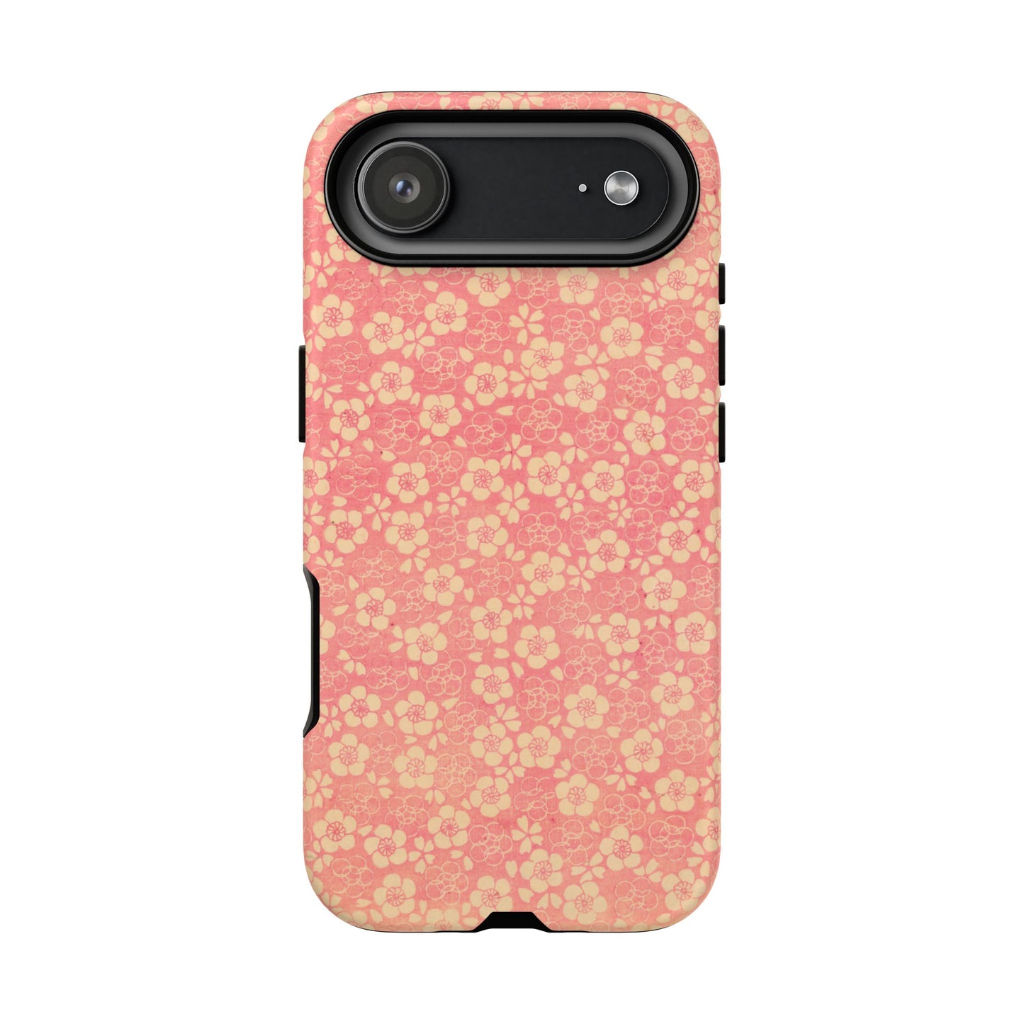 Pink Pattern Scattered Flowers iPhone Case