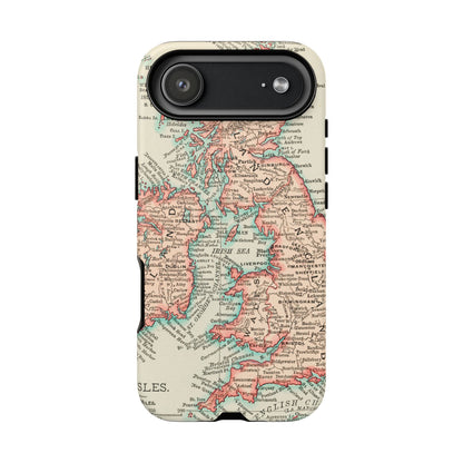 British Isles Vintage Map iPhone Case