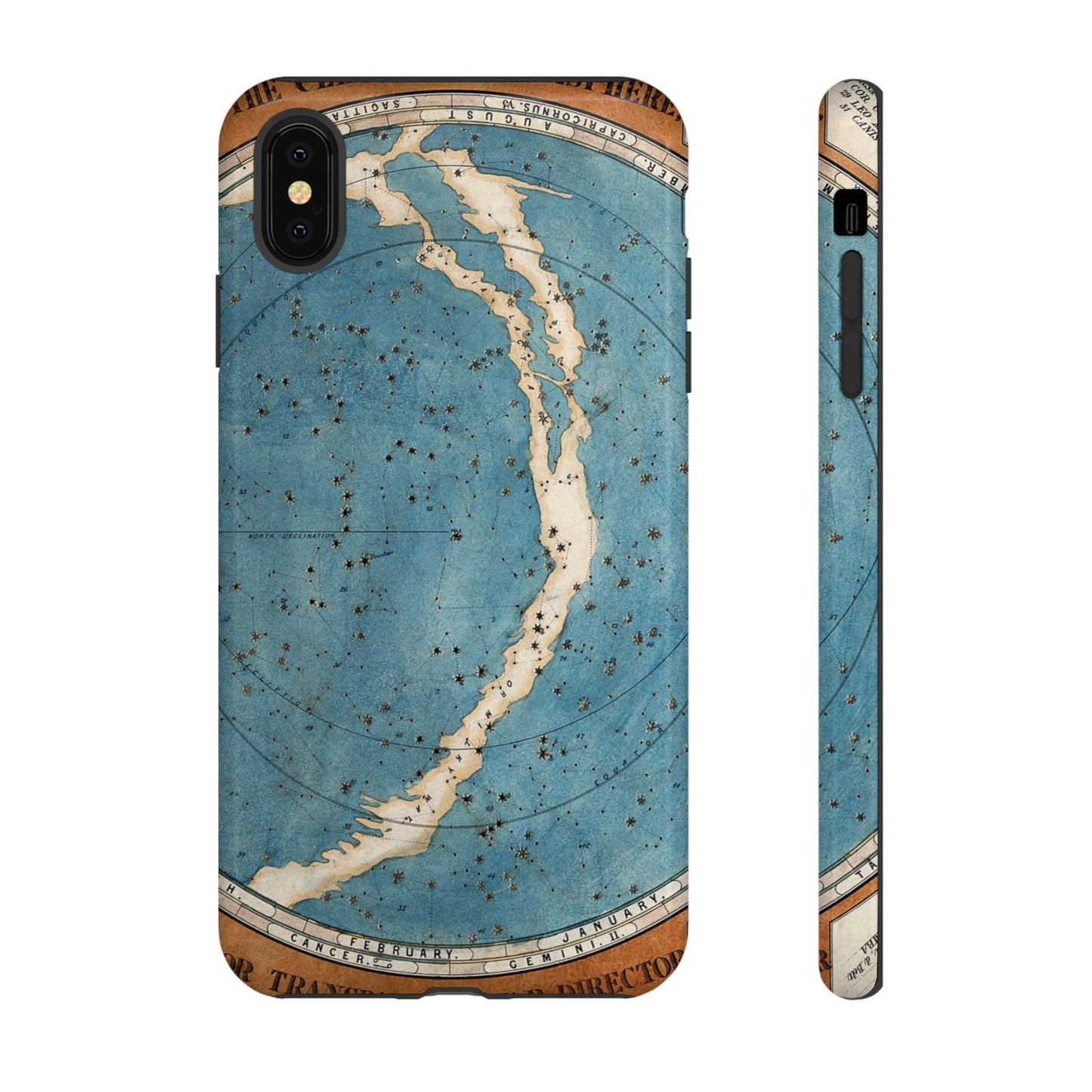 Vintage Star Map Celestial iPhone Case