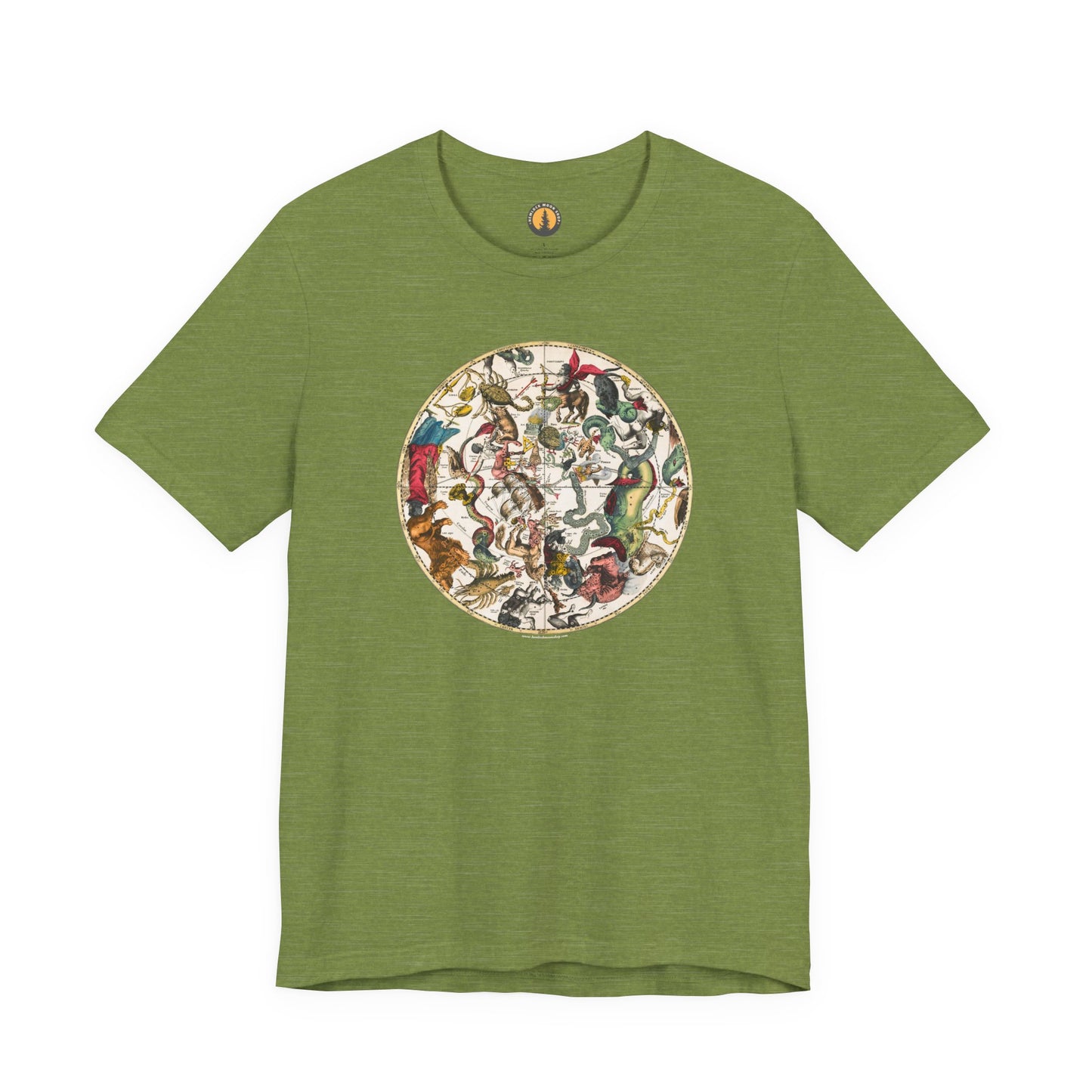 Southern Constellations Antique Map Tee