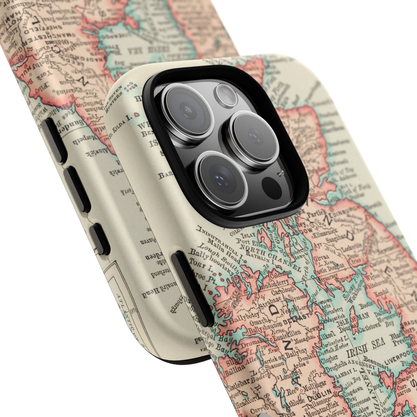 British Isles Vintage Map iPhone Case