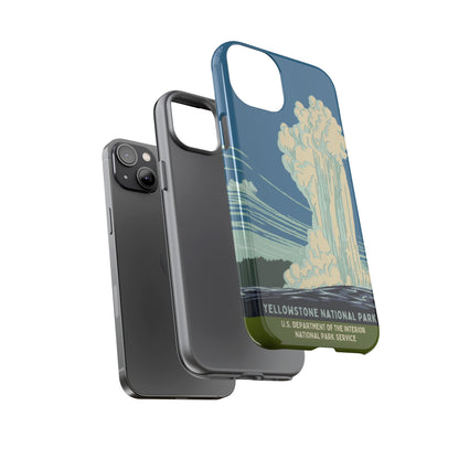 Yellowstone National Park Retro iPhone Case