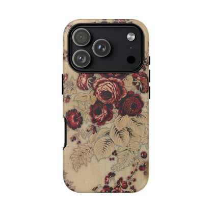 Red Roses Vintage iPhone Case