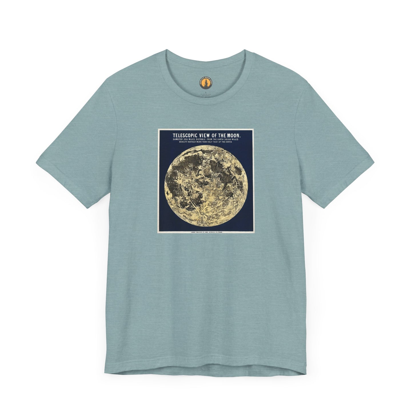 Vintage Telescopic View of the Moon Tee