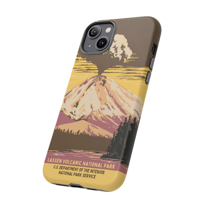 Lassen Volcanic National Park Retro iPhone Case