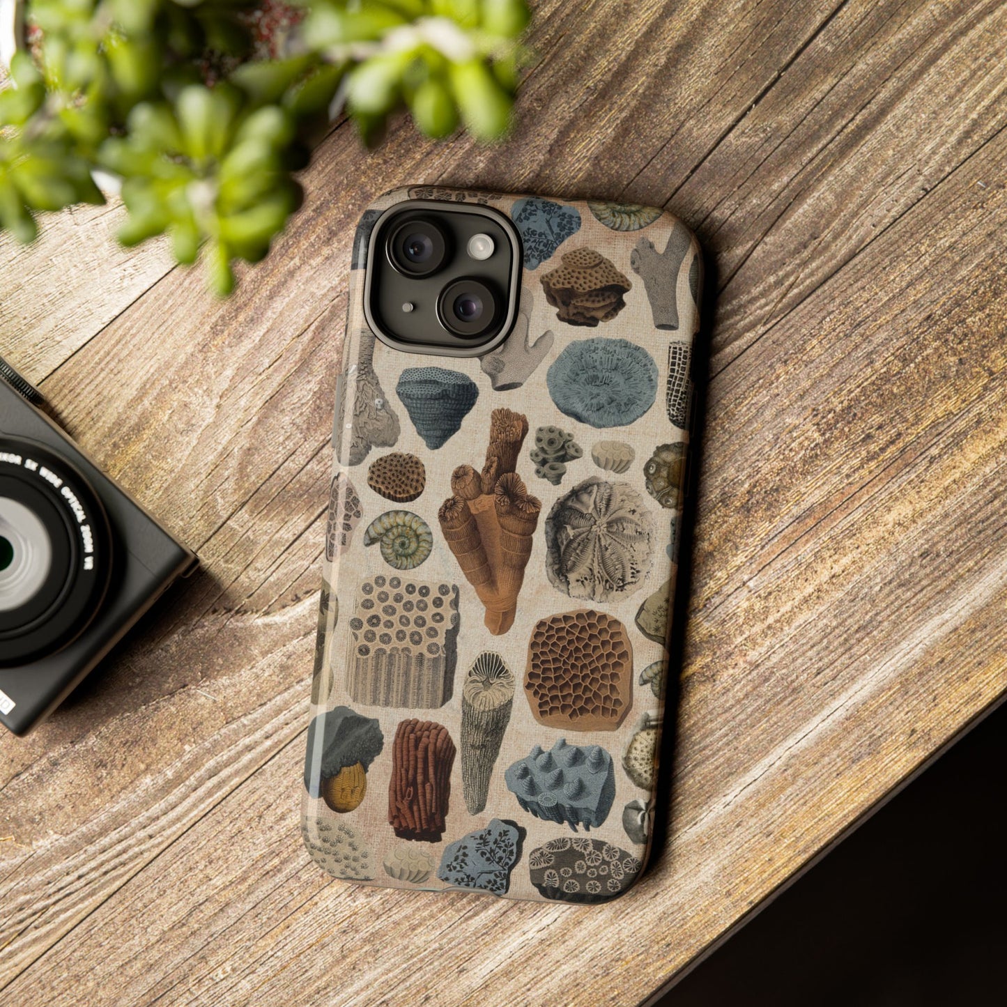 Fossils Antique Illustrations iPhone Case