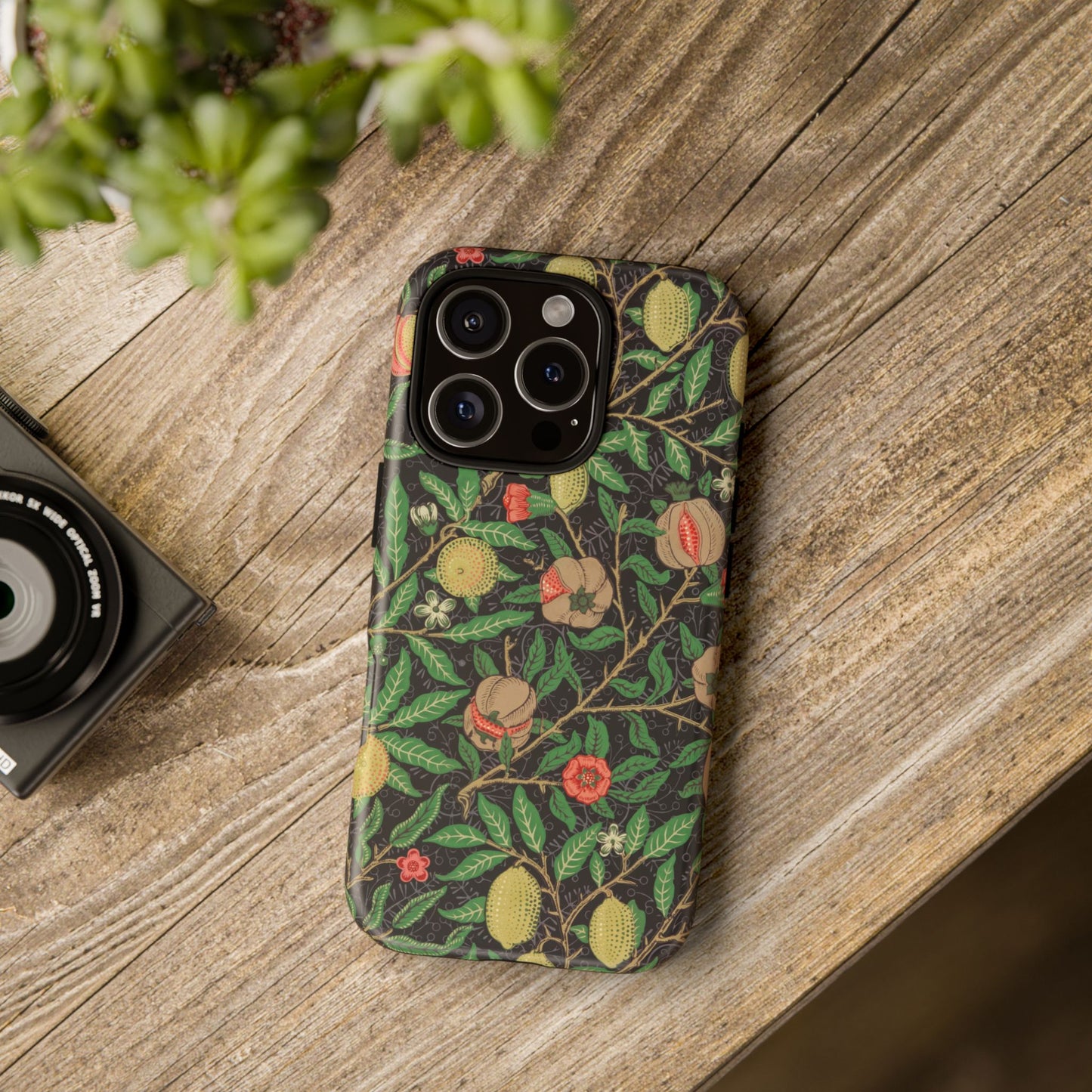 Pomegranate Pattern Antique Arts & Crafts iPhone Case
