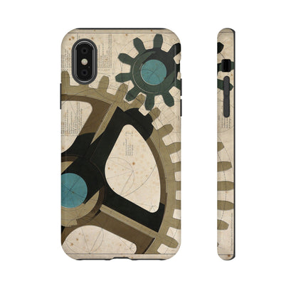 Antique Industrial Cog Wheels iPhone Case