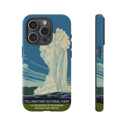 Yellowstone National Park Retro iPhone Case