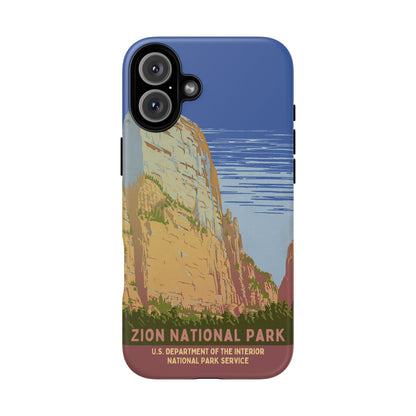 Zion National Park Retro iPhone Case