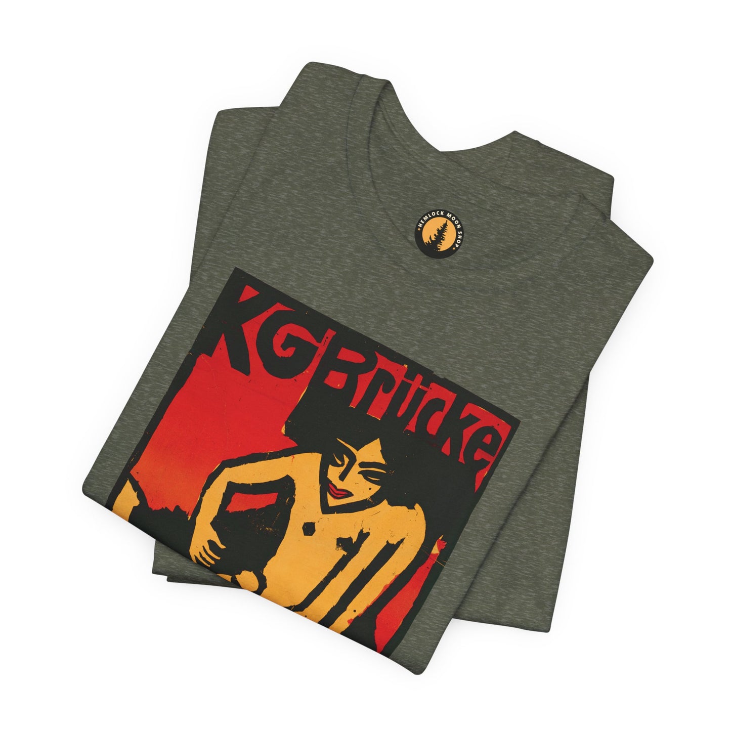 Die Brücke German Expressionism Art Tee | Ernst Ludwig Kirchner
