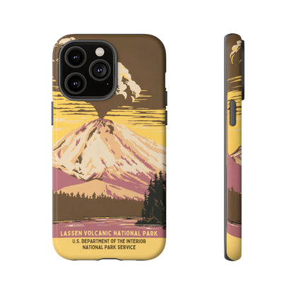 Lassen Volcanic National Park Retro iPhone Case