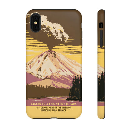 Lassen Volcanic National Park Retro iPhone Case