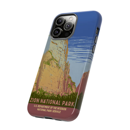 Zion National Park Retro iPhone Case