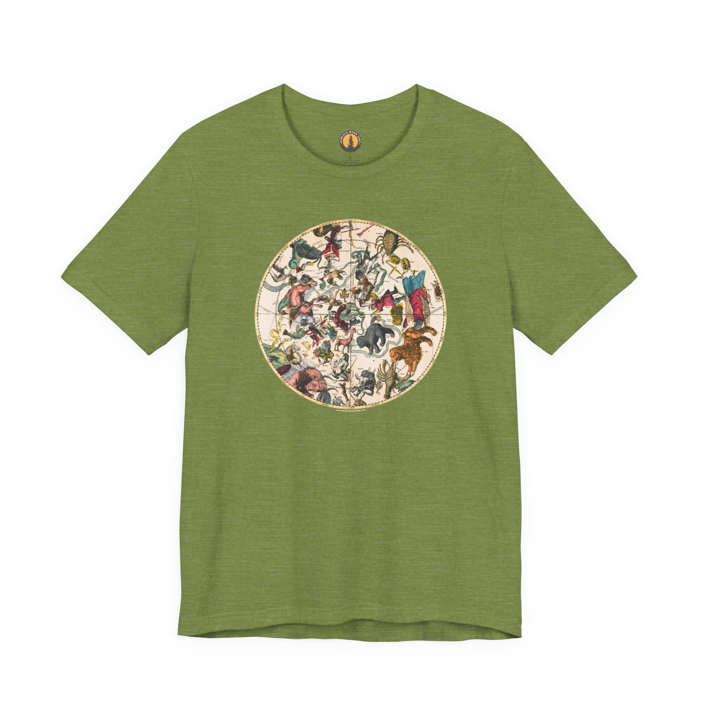 Northern Constellations Antique Map Tee