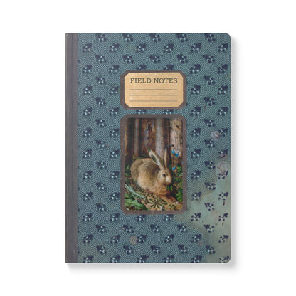 Forest & Rabbit Vintage Field Notes | Softcover Journal with Inside Illustrations