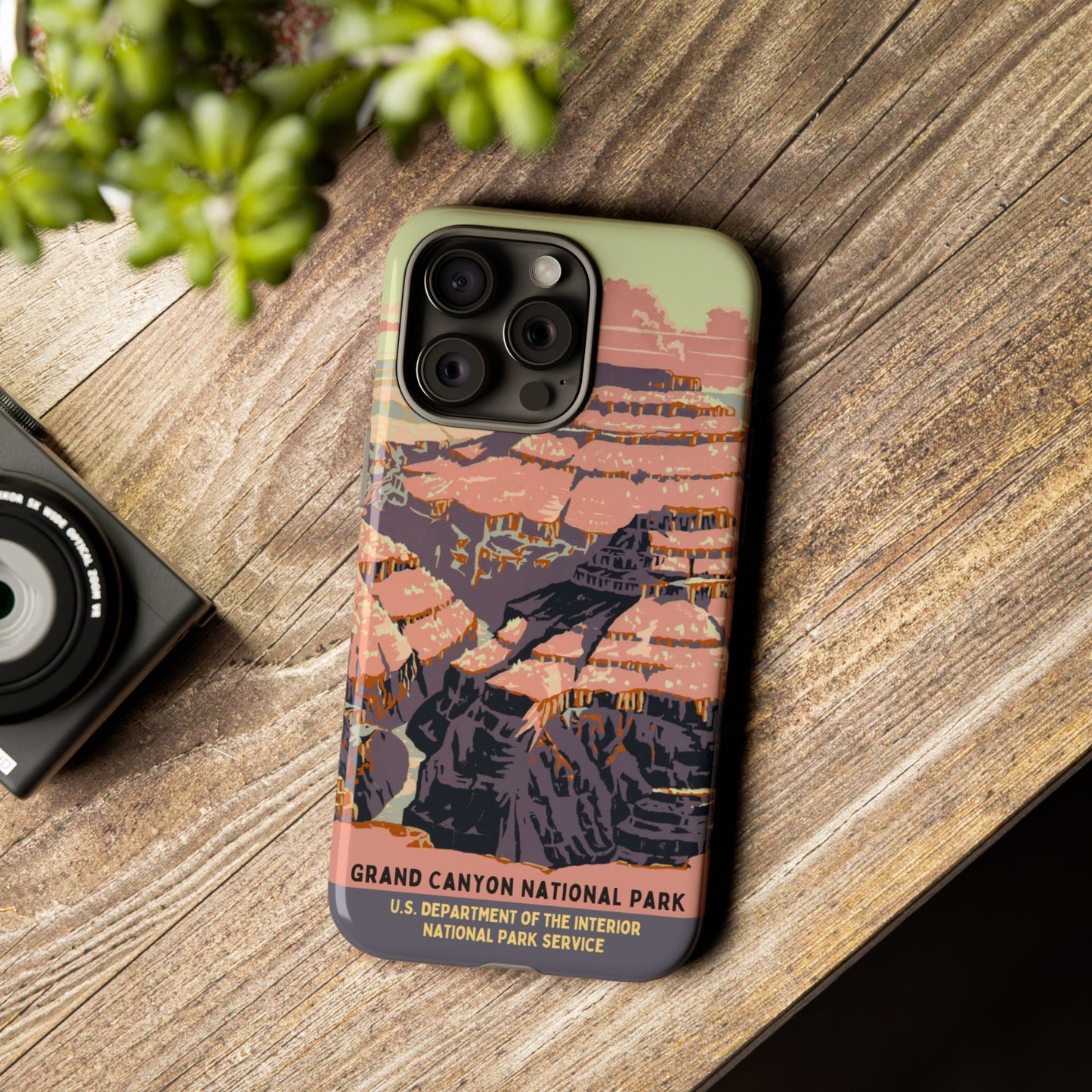 Grand Canyon National Park Retro iPhone Case