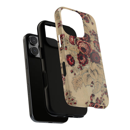 Red Roses Vintage iPhone Case