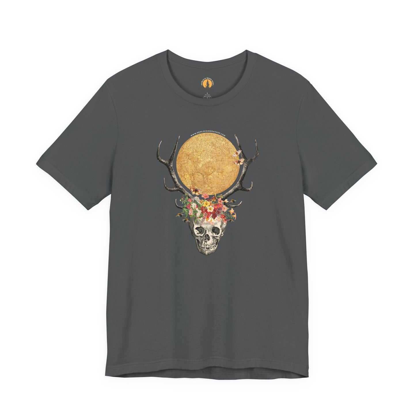 Bohemian Skull & Antlers Tee