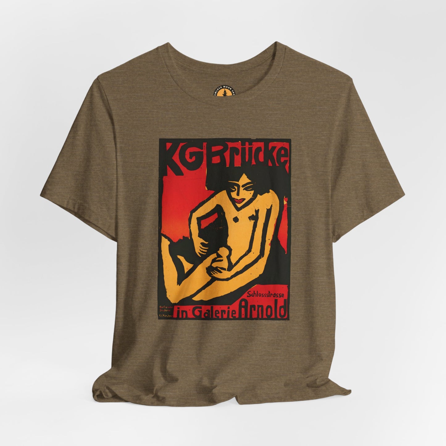 Die Brücke German Expressionism Art Tee | Ernst Ludwig Kirchner