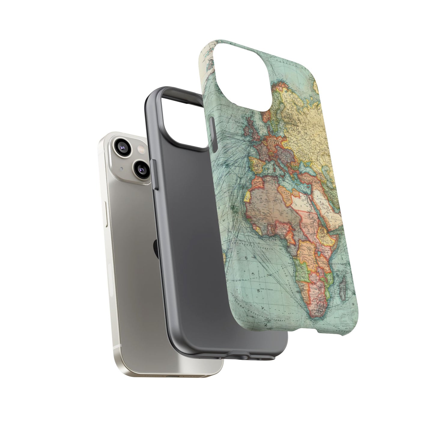 World Map iPhone Case