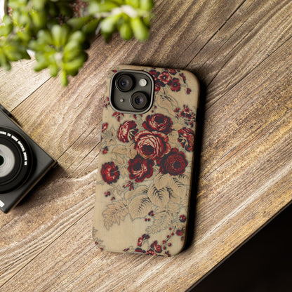 Red Roses Vintage iPhone Case