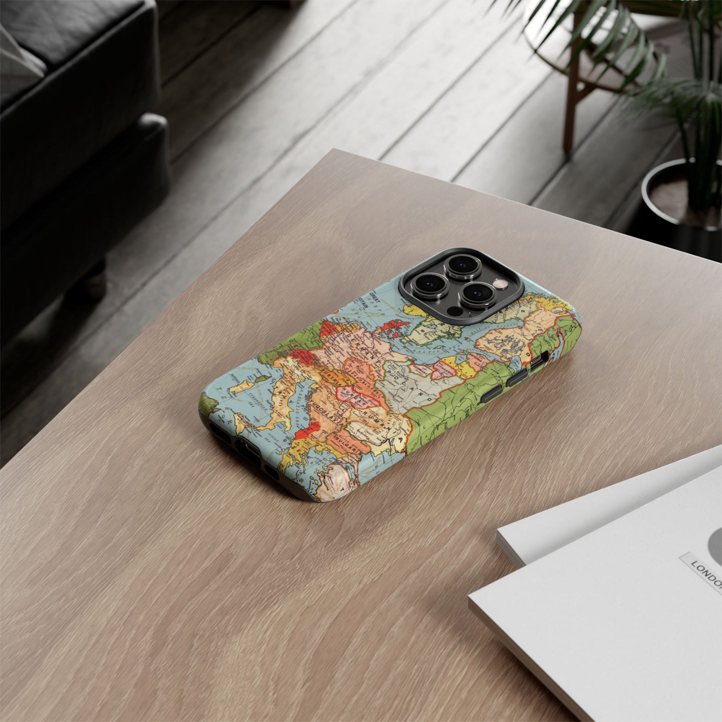 Wanderlust Vintage Map of Europe iPhone Case