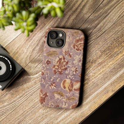 Vintage Lavender & Rose Fruit & Floral iPhone Case