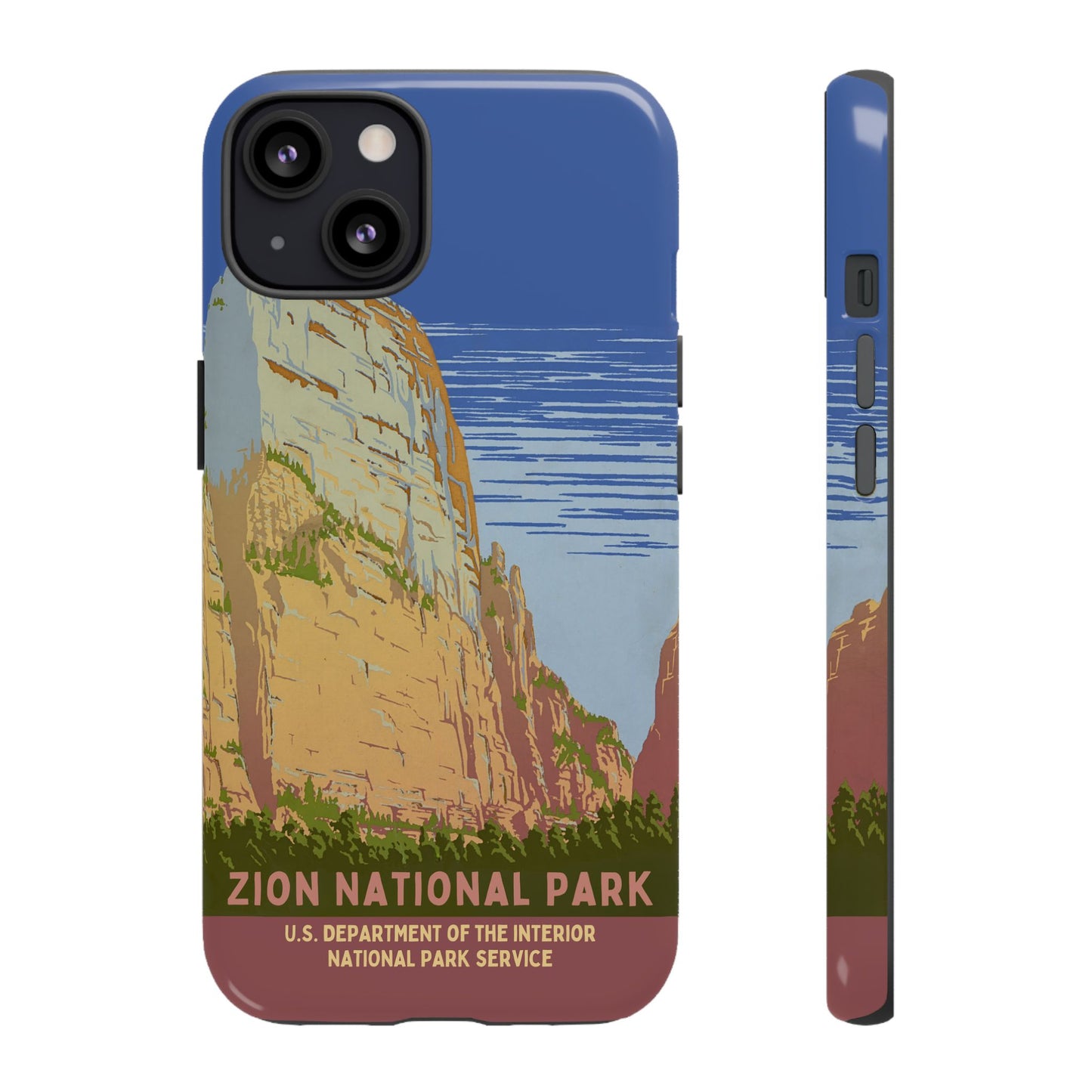 Zion National Park Retro iPhone Case