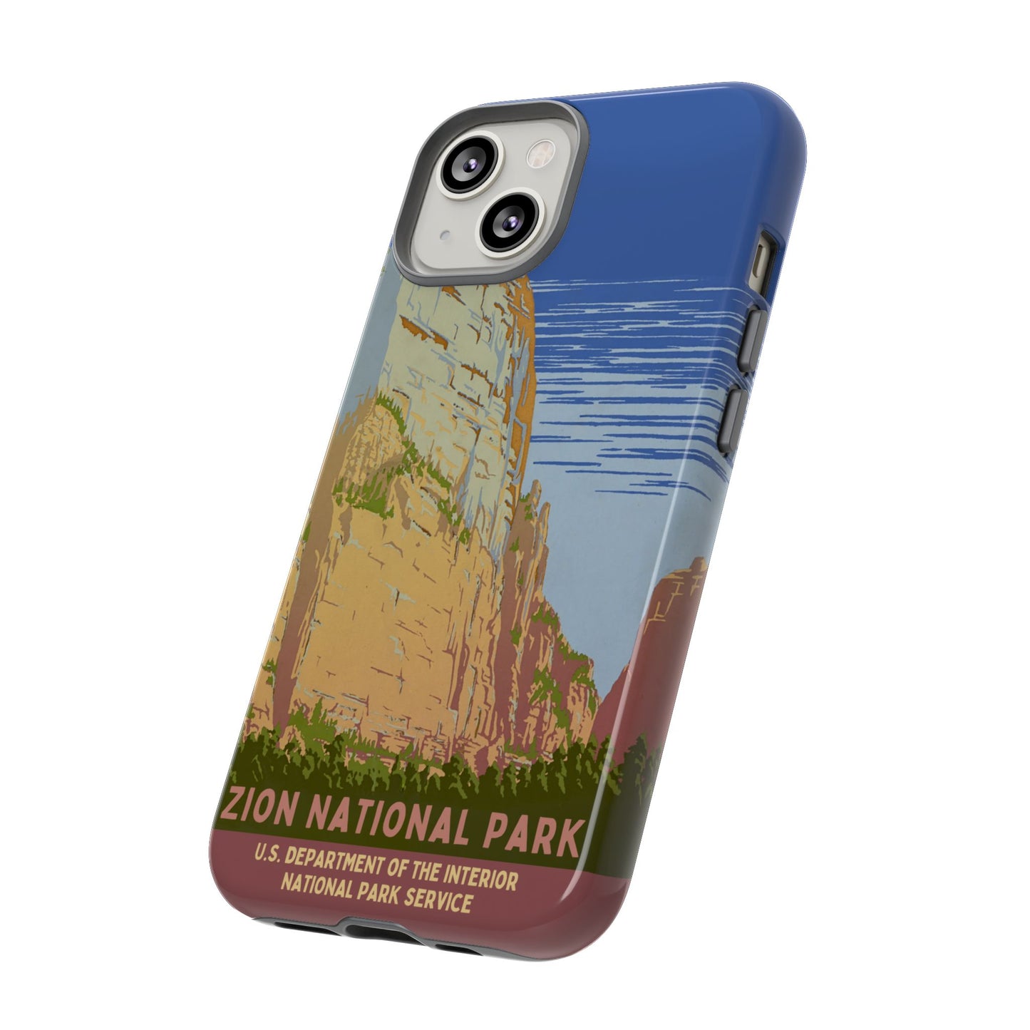 Zion National Park Retro iPhone Case