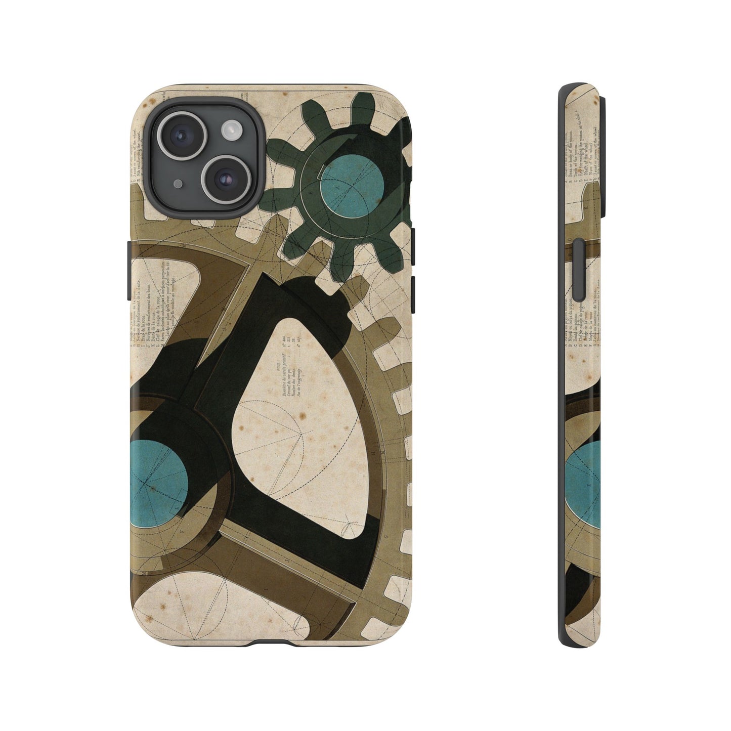 Antique Industrial Cog Wheels iPhone Case