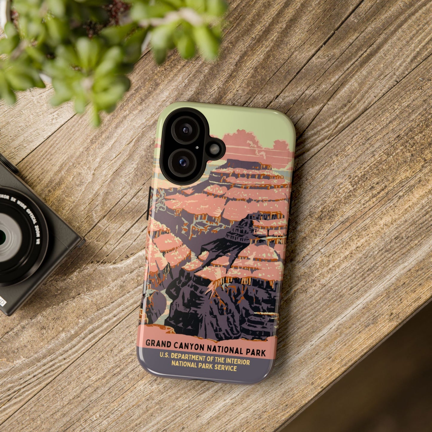 Grand Canyon National Park Retro iPhone Case